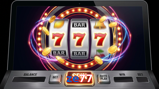 Main screen of Ze77 slots page for PK players